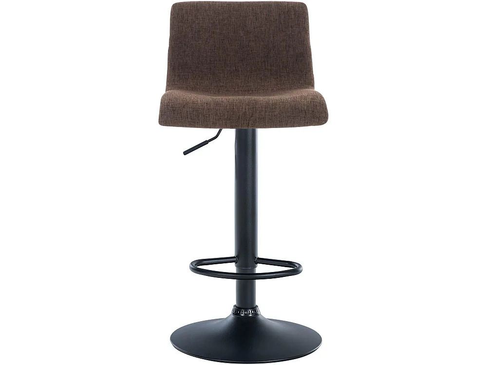 Tabouret de bar - Tissu - Marron - Hoover