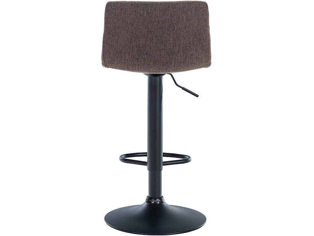 Tabouret de bar - Tissu - Marron - Hoover