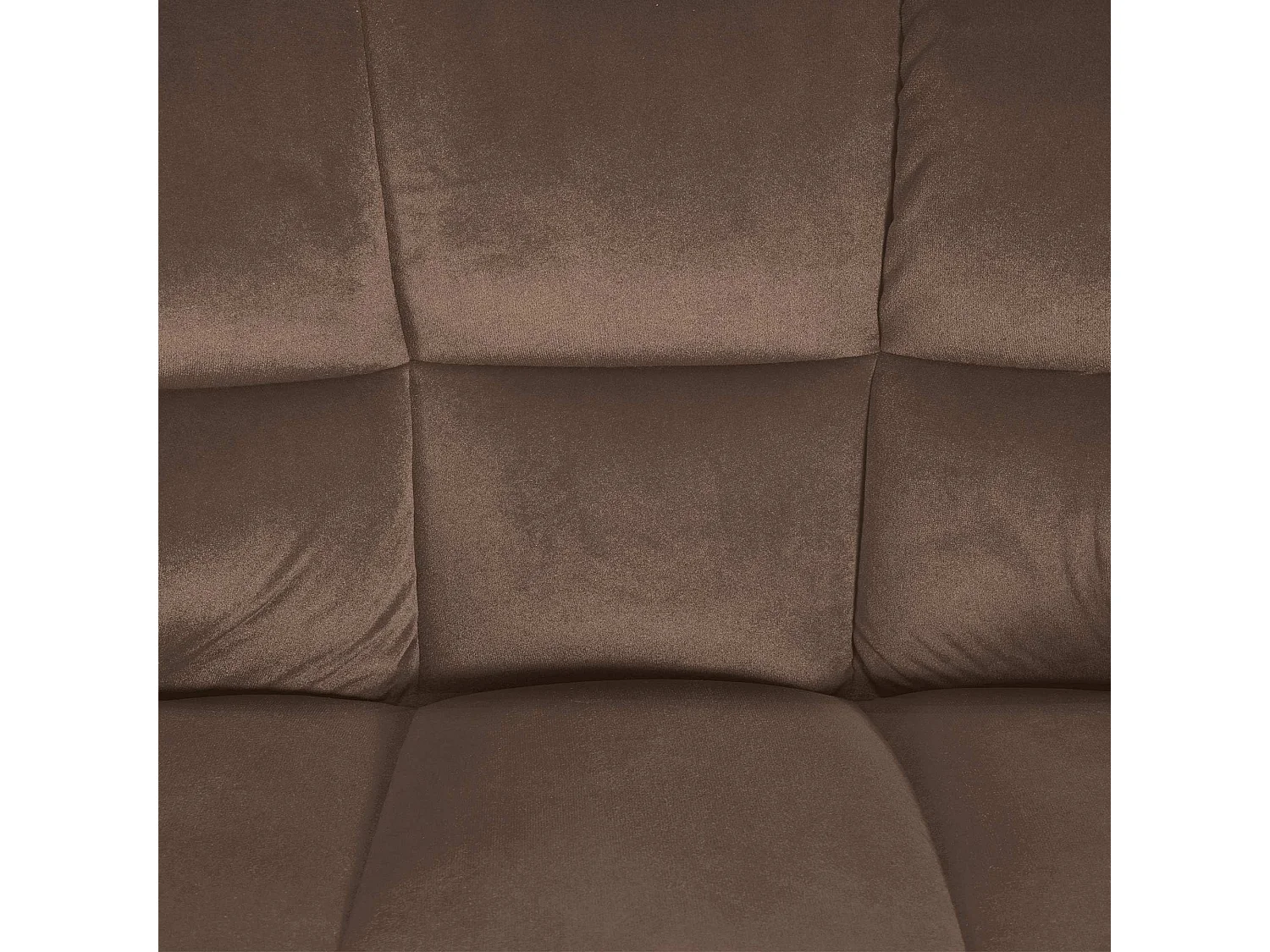 Tabouret de bar - Velours & Noir - Marron - Damaso