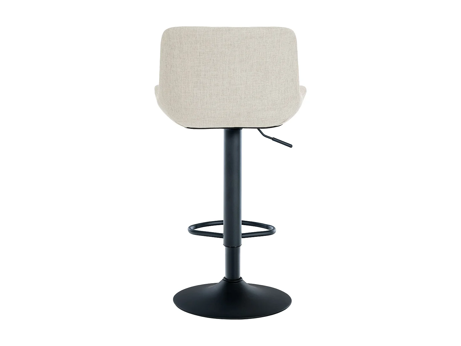 Lot de 2  Tabouret de bar - Tissu - Crème - Tover
