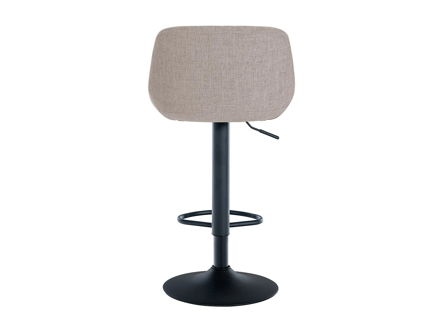 Lot de 2  Tabouret de bar - Tissu - Taupe - Loft