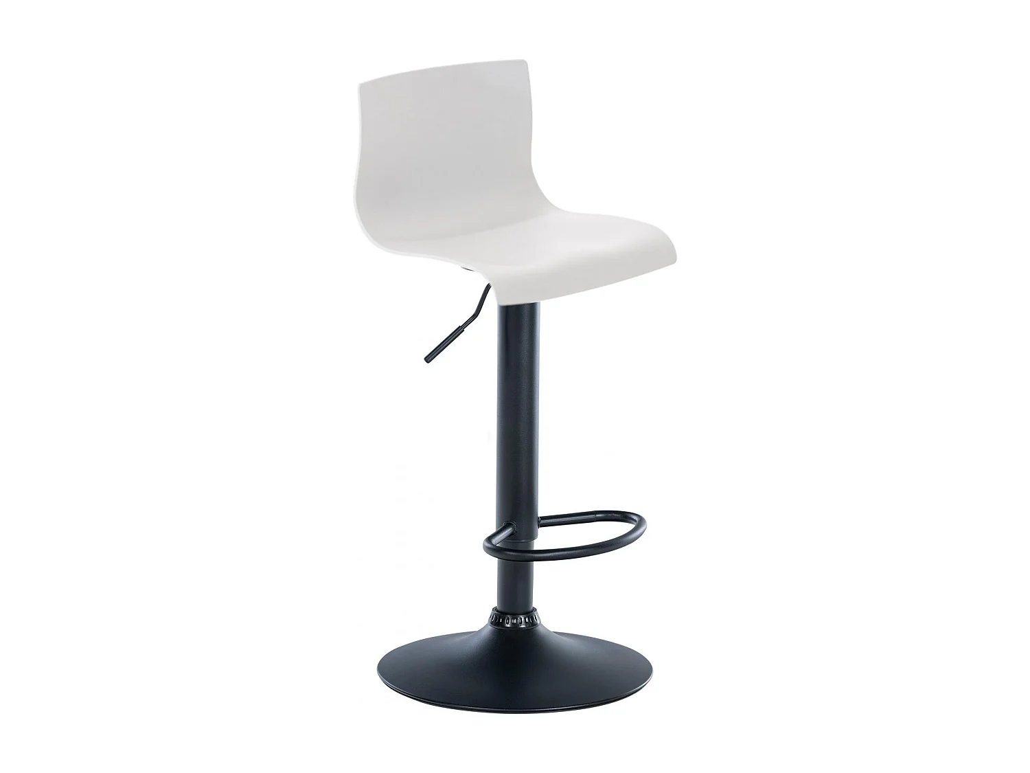 Tabouret de bar - Plastique - Blanc - Hoover