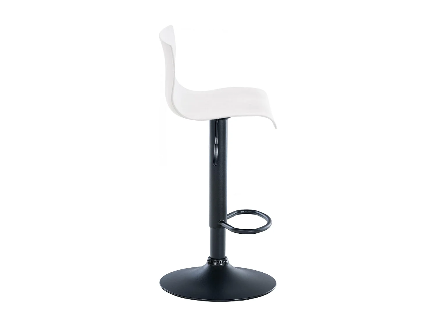 Tabouret de bar - Plastique - Blanc - Hoover