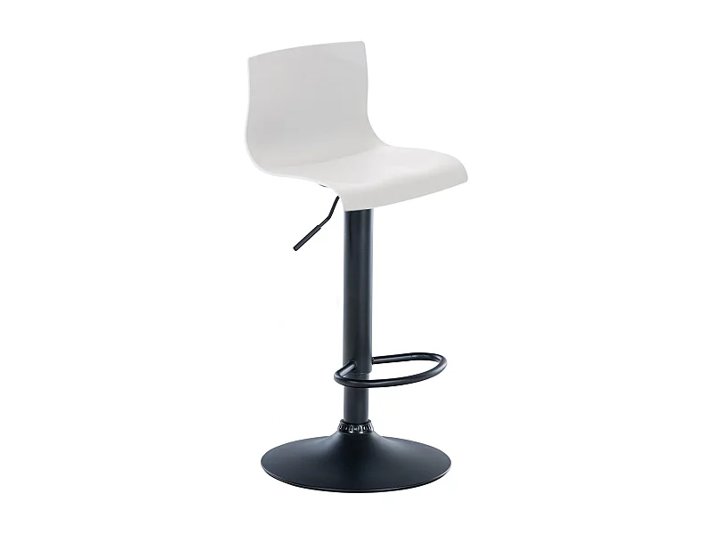 Tabouret de bar - Plastique - Blanc - Hoover