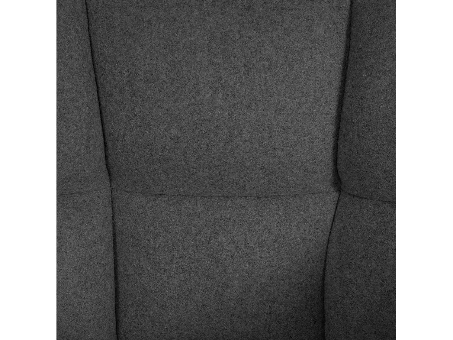 Tabouret de bar - Feutrine & Blanc - Anthracite - Damaso