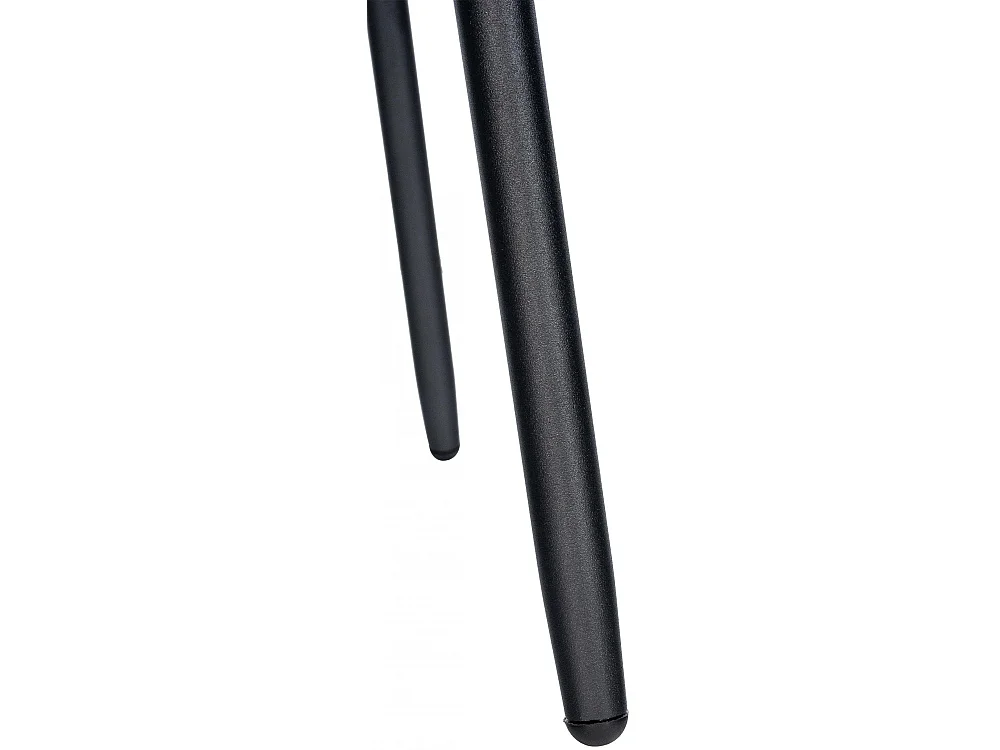 Tabouret de bar - Similicuir & Métal - Noir - Weston