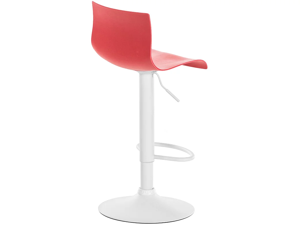 Tabouret de bar - Plastique - Rouge - Hoover