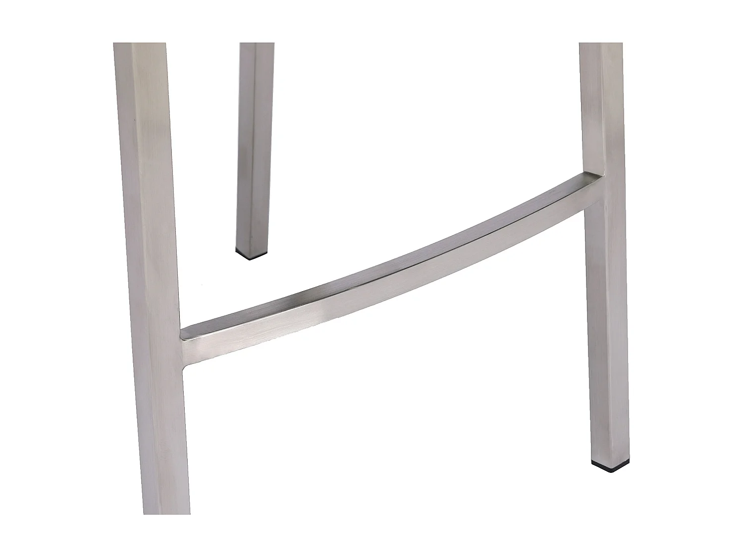 Tabouret de bar - Similicuir & Métal - Crème - Dundalk