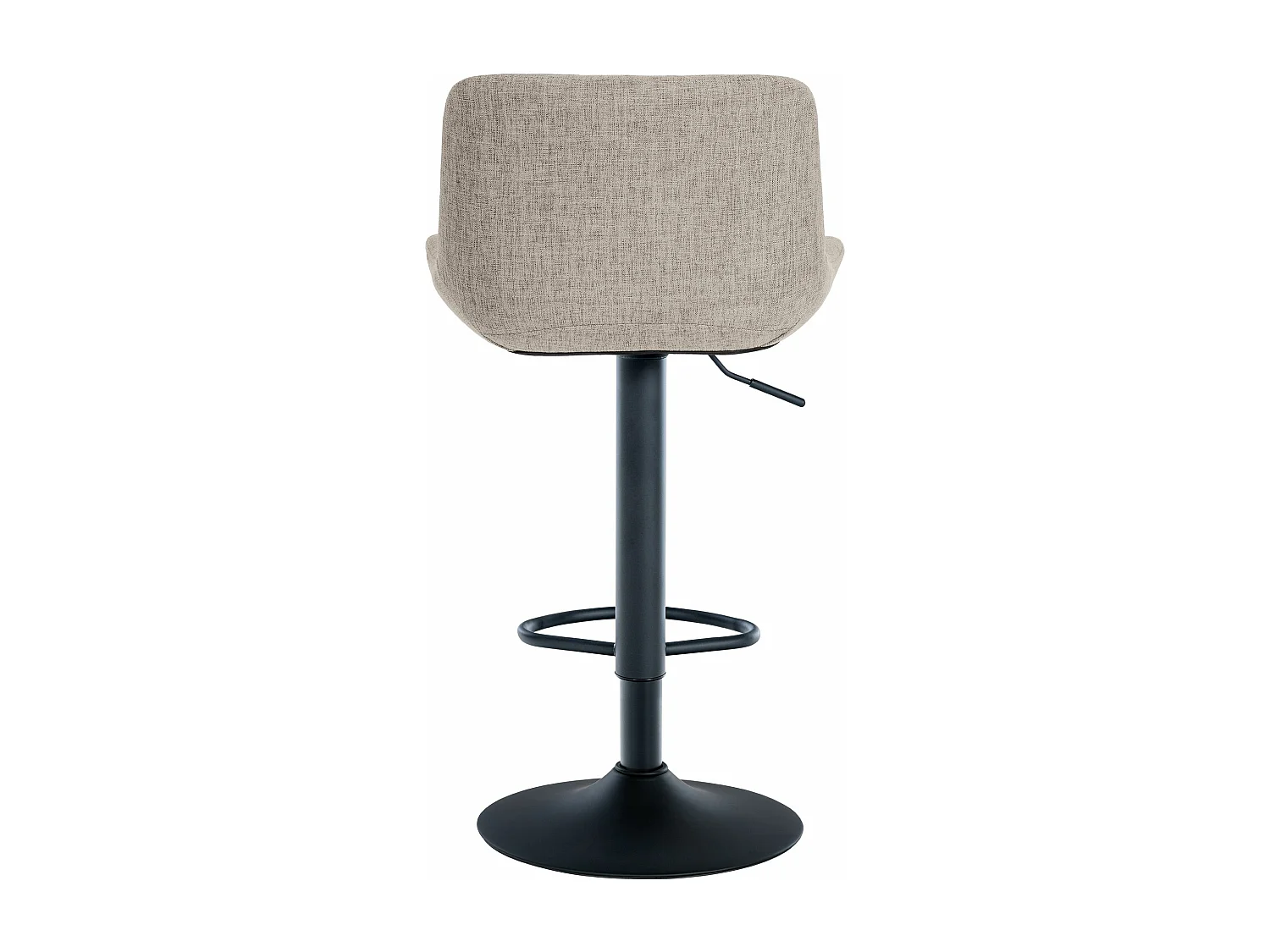 Lot de 2  Tabouret de bar - Tissu - Taupe - Tover
