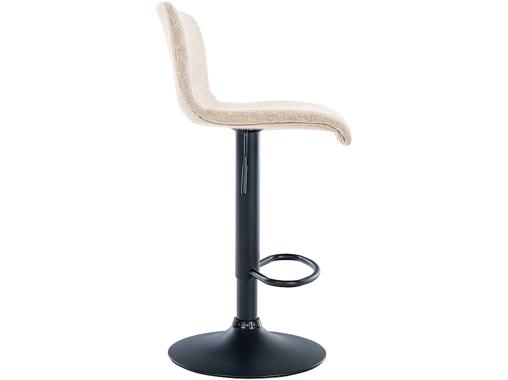 Tabouret de bar - Tissu - Crème - Hoover