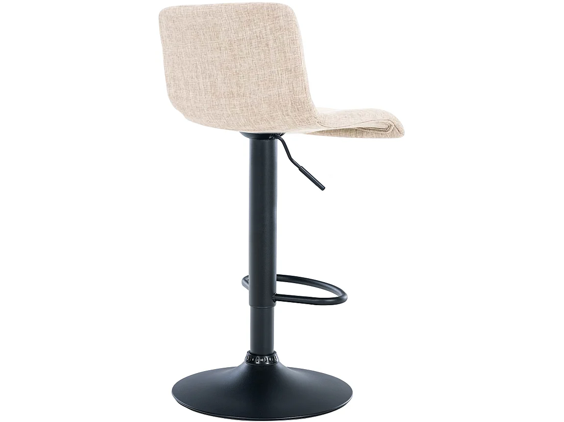 Tabouret de bar - Tissu - Crème - Hoover
