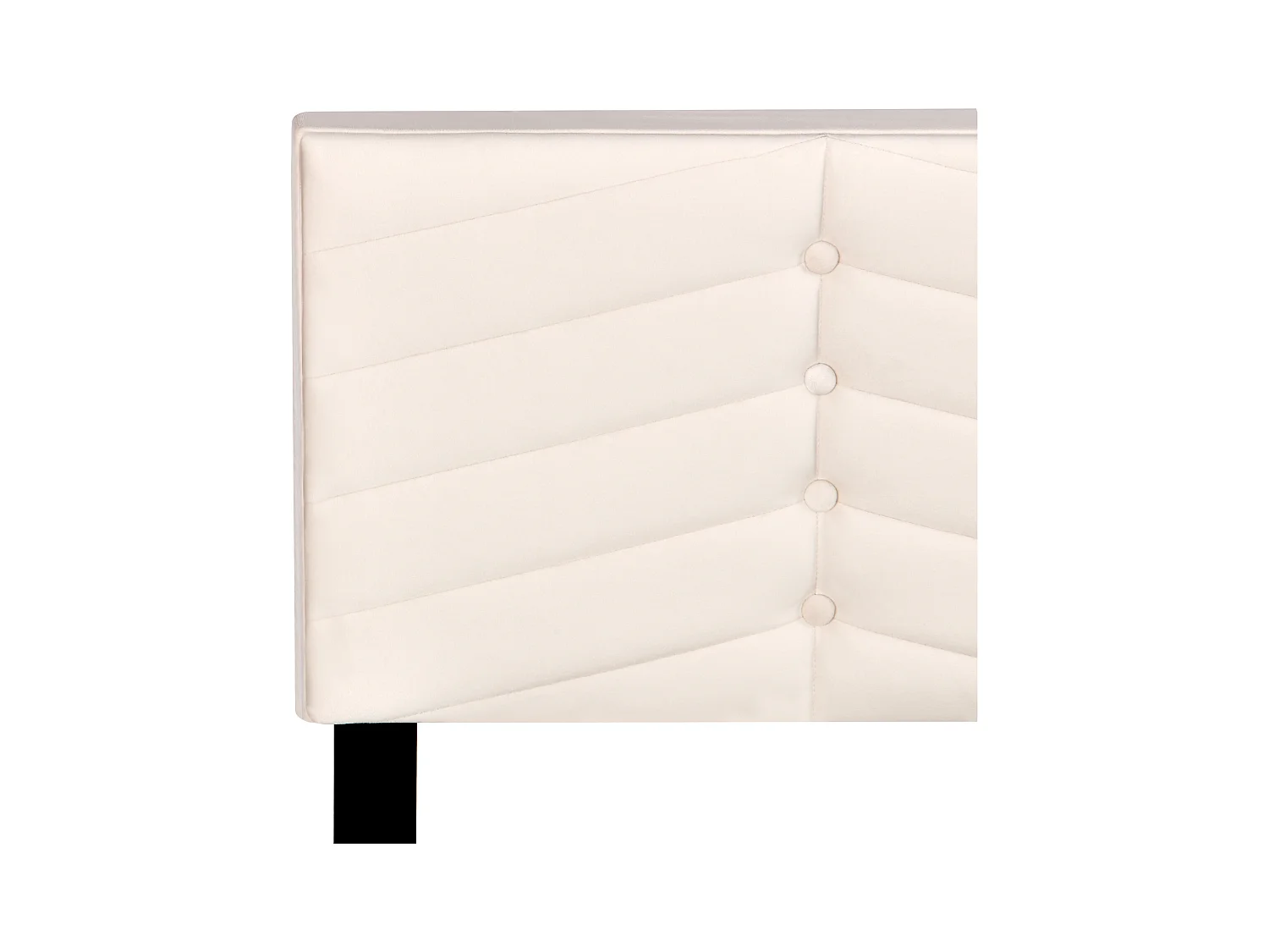 Lit coffre 140x200 cm lit adulte avec tête de lit réglable en hauteur -  velours beige - sans matelas