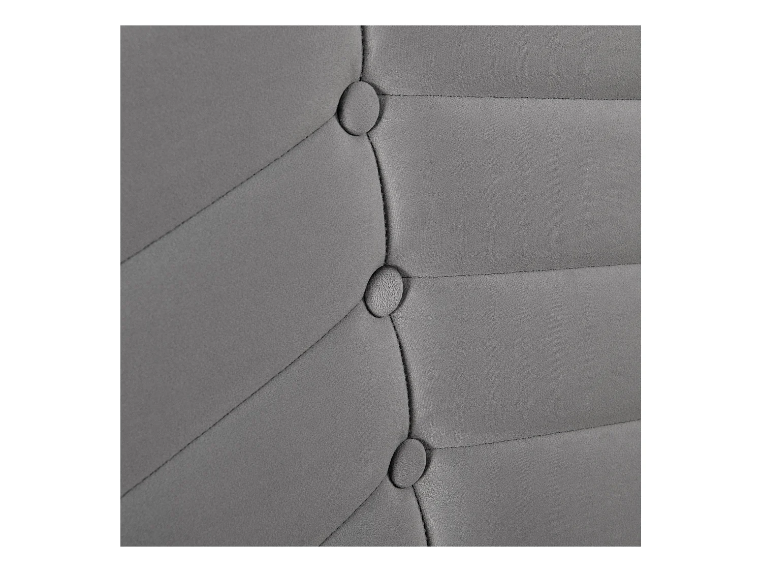 Lit coffre 140x200 cm lit adulte avec tête de lit réglable en hauteur - tissu en velours gris - sans matelas