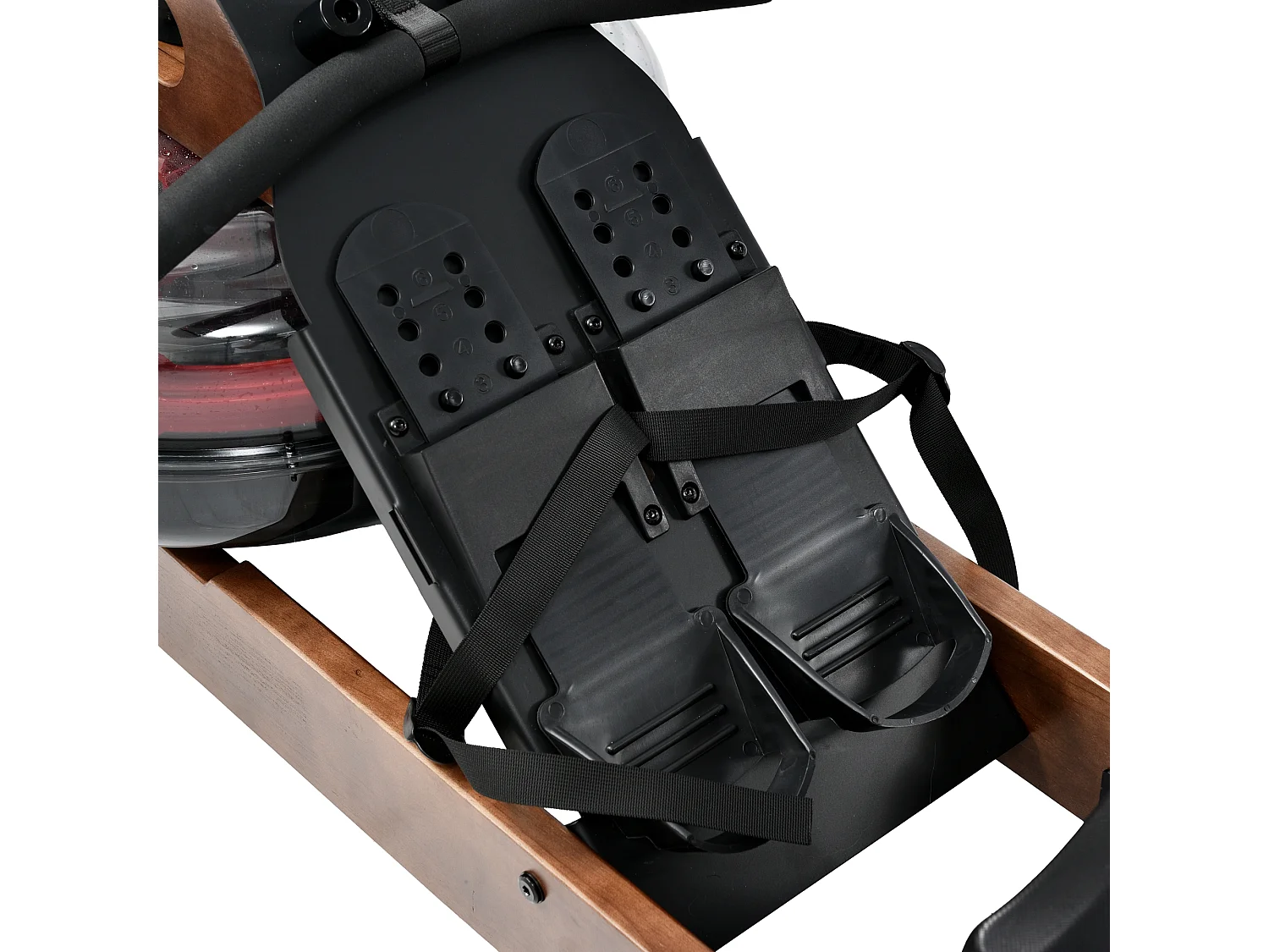 Rameur pliable Résistant à l'eau Application Kinomap Fitness à domicile en intérieur - Marron