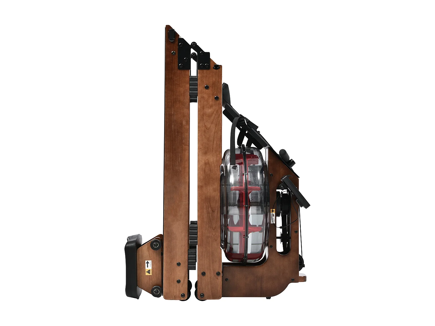 Rameur pliable Résistant à l'eau Application Kinomap Fitness à domicile en intérieur - Marron