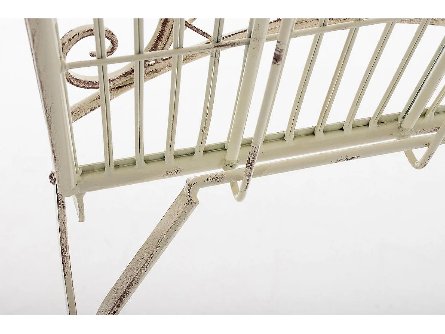 Chaises de jardin - Métal - Crème antique - Adelar