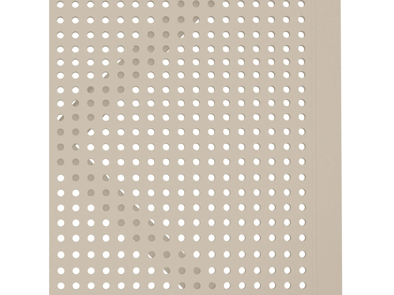 Bijzettafel tuin - vierkant - Kunststof - 80 x 80 cm - taupe - Sky