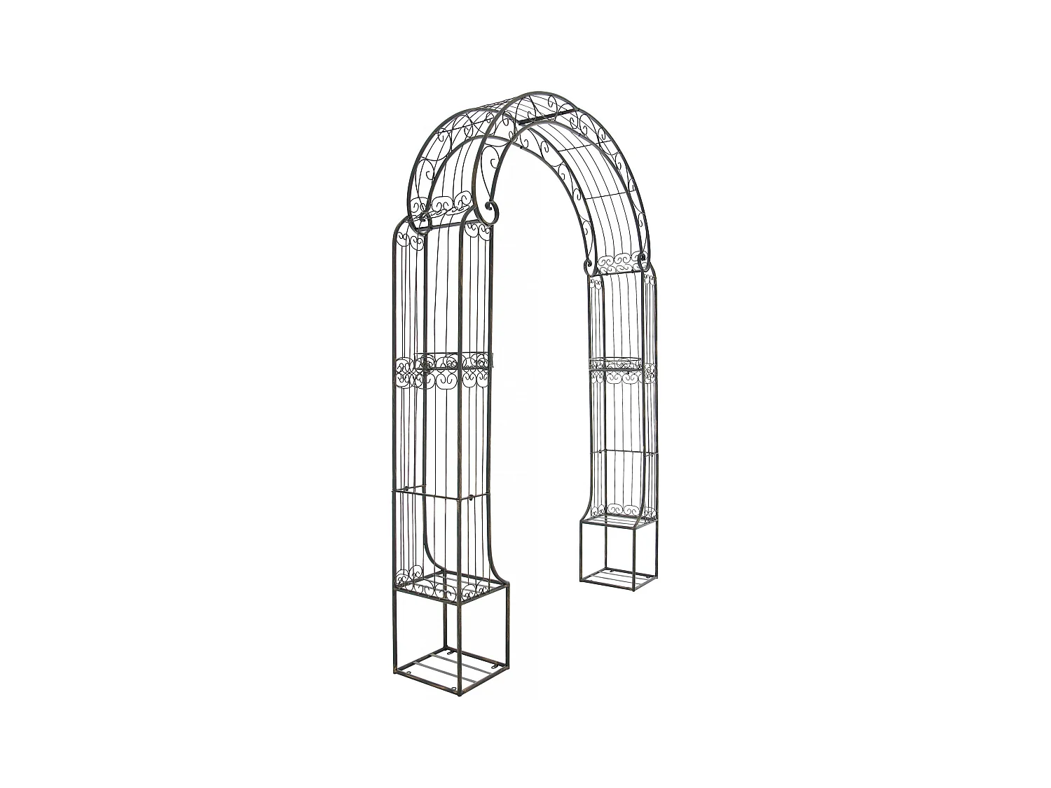 Arche à rosiers - Métal & Métal - Bronze - Alessia