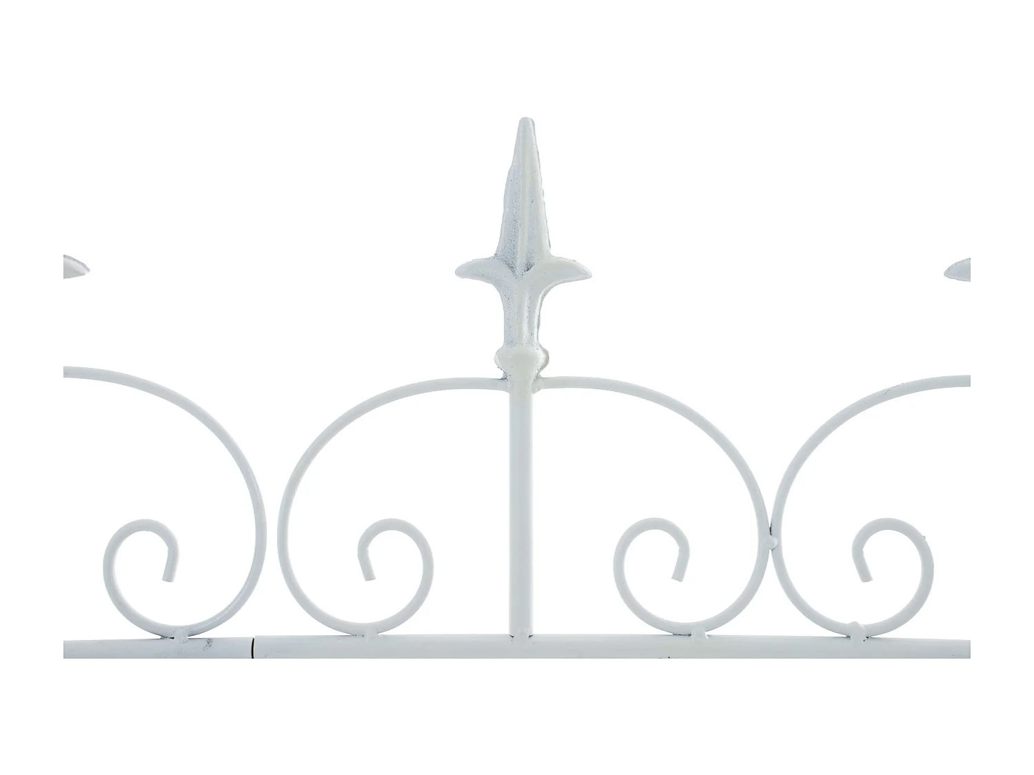 Clôture de jardin - Métal - Blanc - Mangold