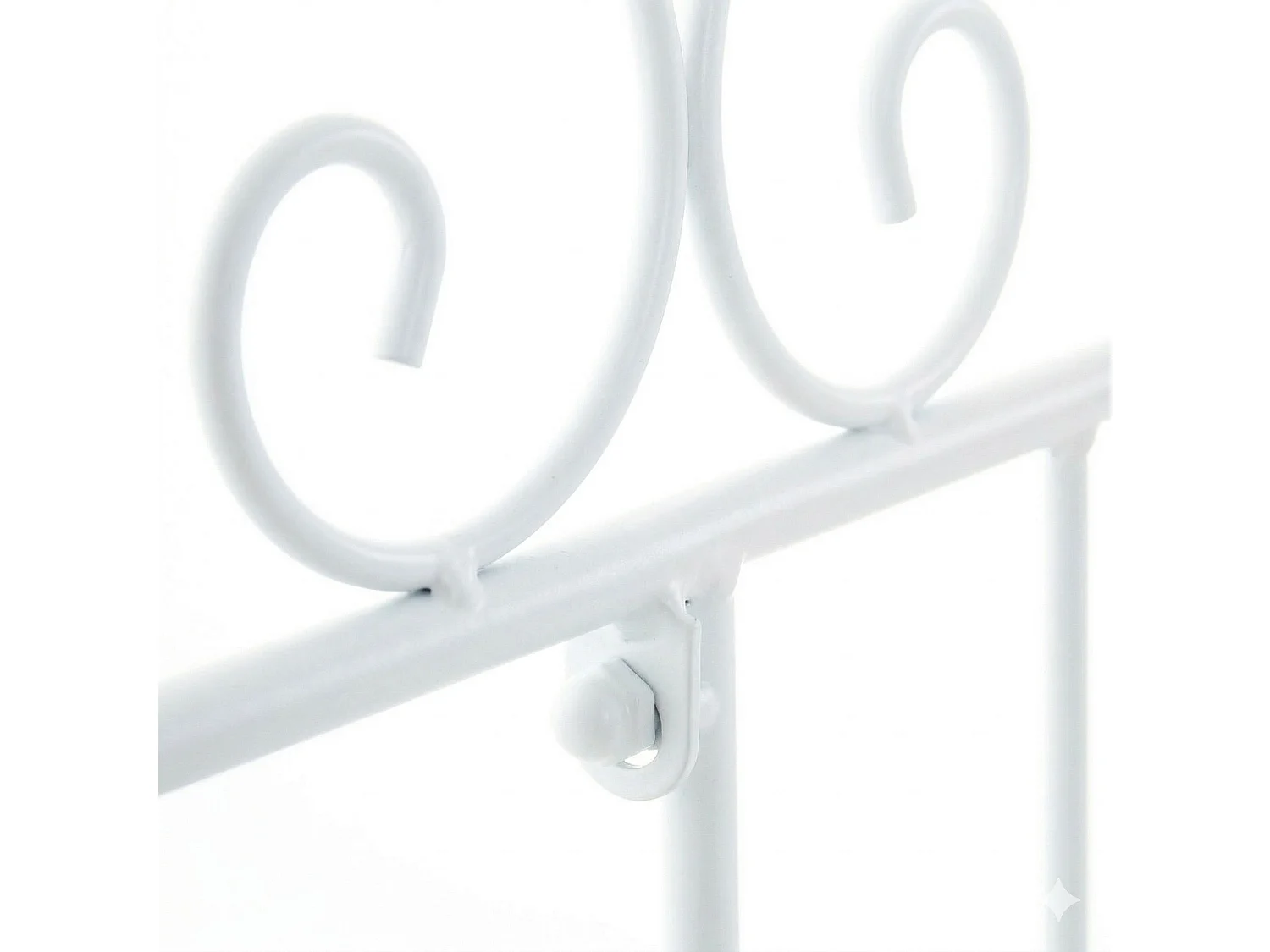 Clôture de jardin - Métal - Blanc - Mangold