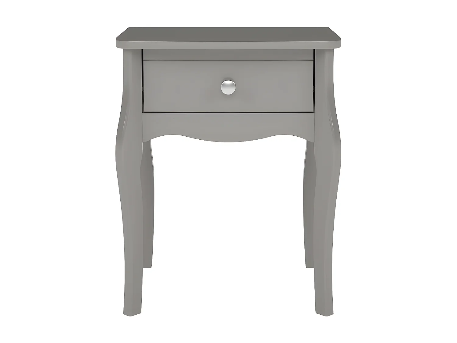 Baroque table de nuit 2 pcs. avec 1 tiroir gris.