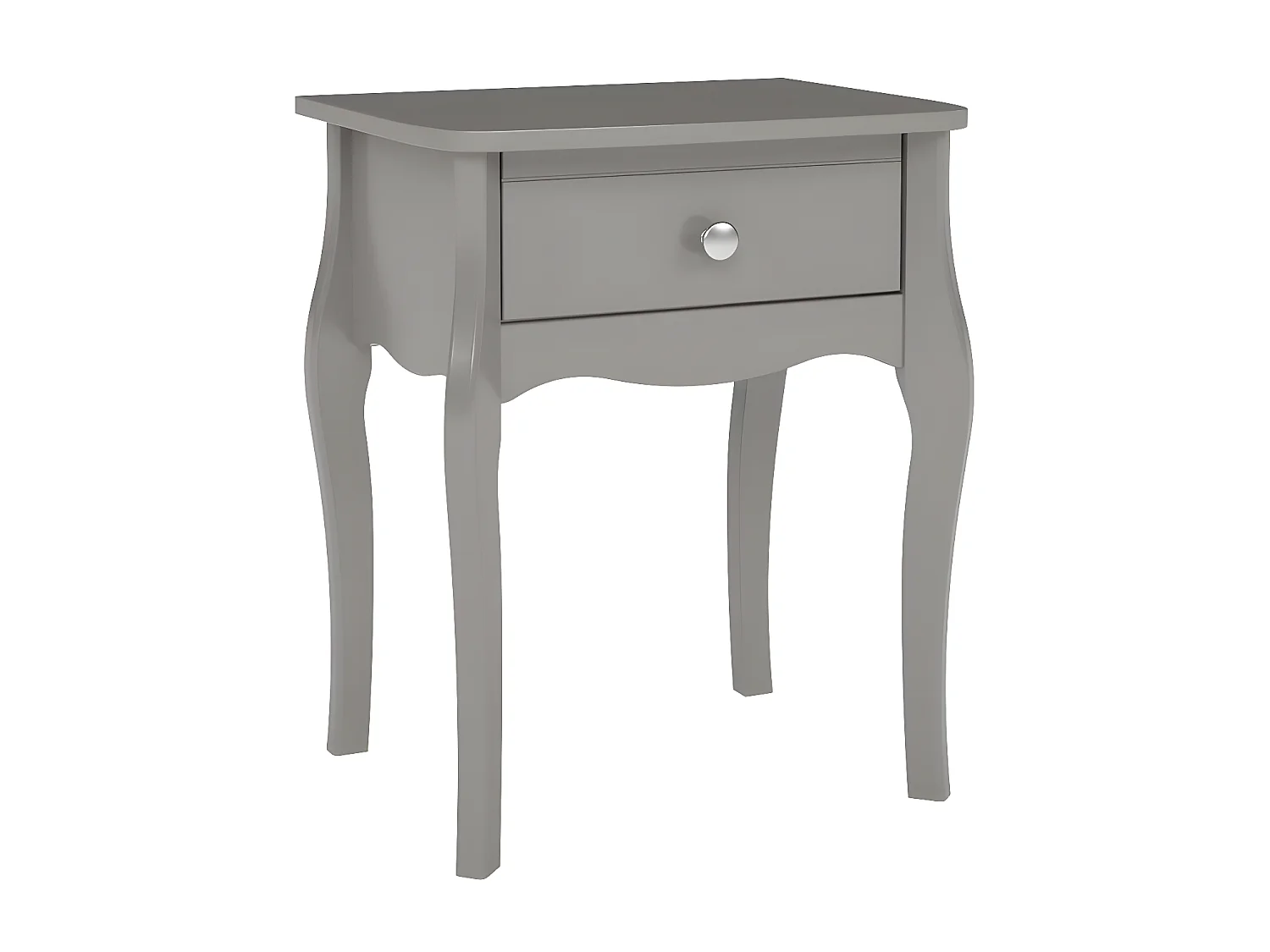Baroque table de nuit 2 pcs. avec 1 tiroir gris.