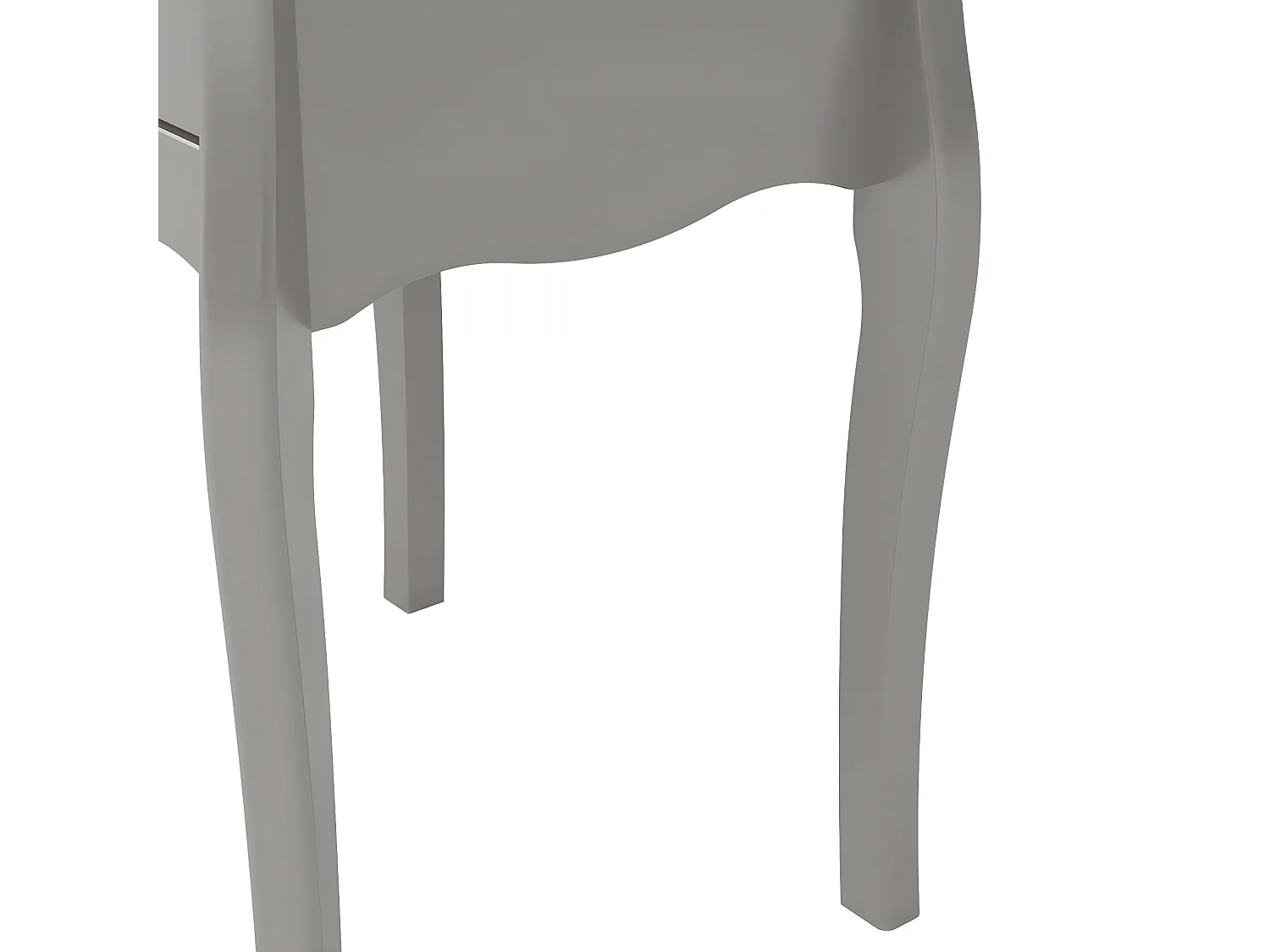 Baroque table de nuit 2 pcs. avec 1 tiroir gris.