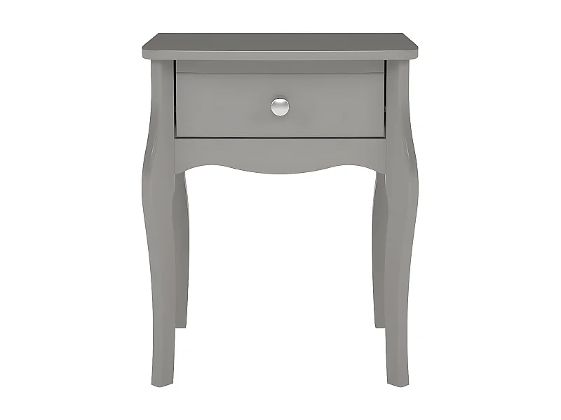 Baroque nachtkastje 1 lade grijs.