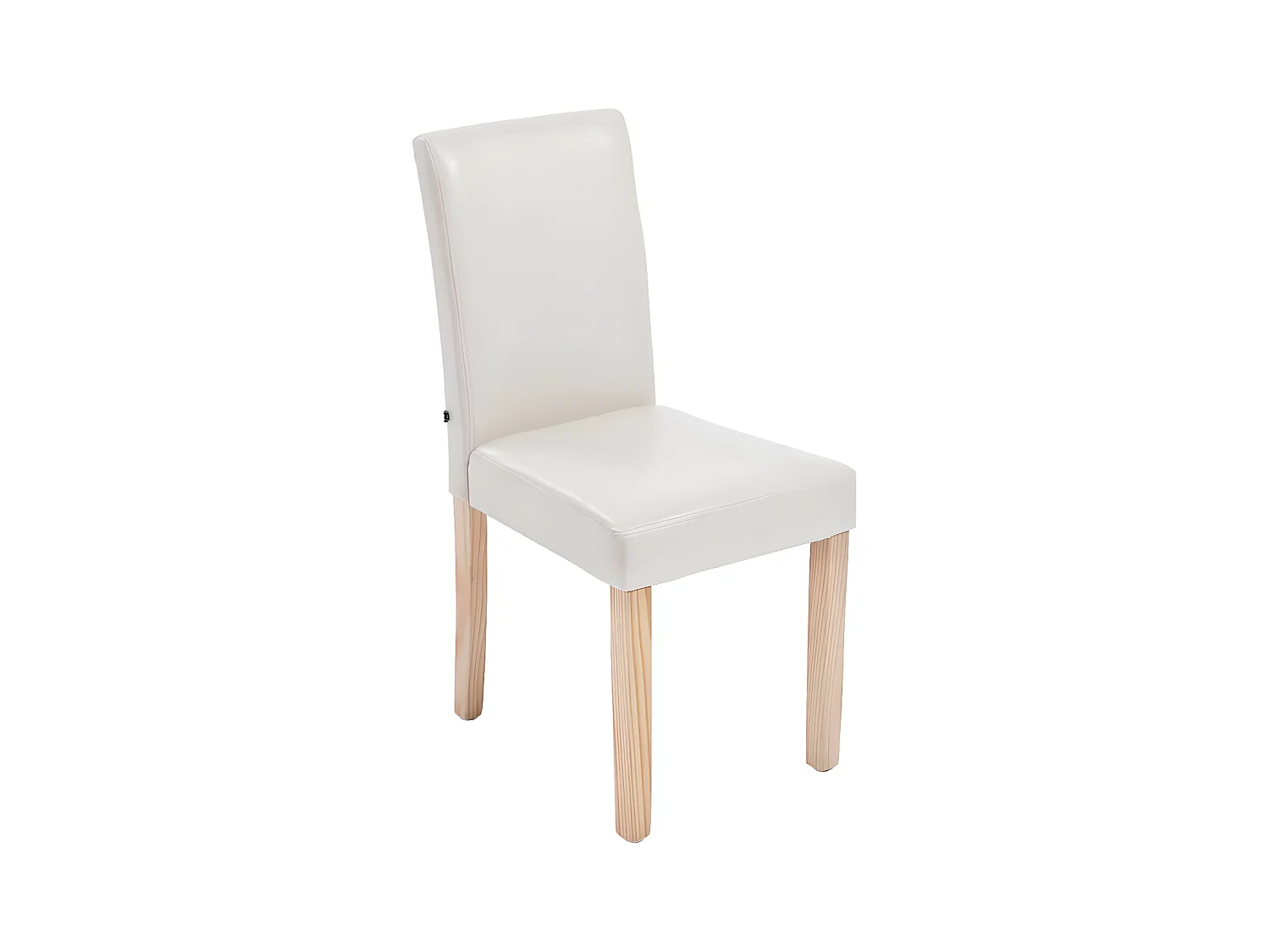 chaise salle à manger - Similicuir & Nature - Crème - Ina