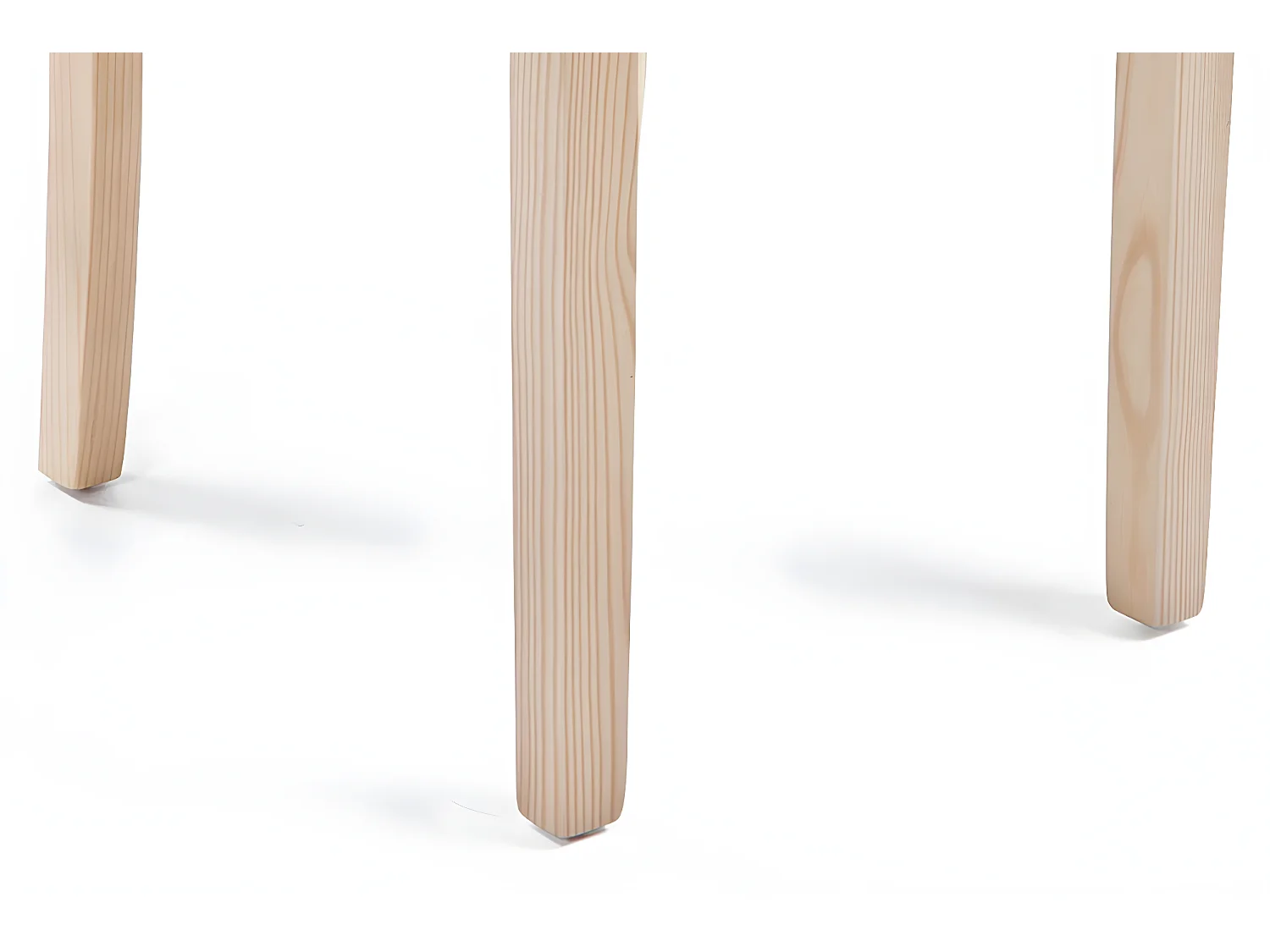 Eetkamerstoelen - Kunstleer & natura - creme - Ina