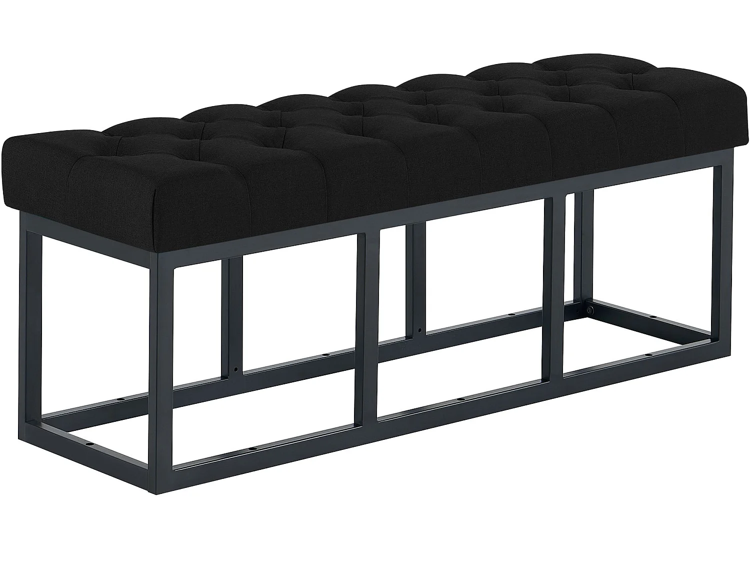 Banquette - Tissu - Noir - Amun