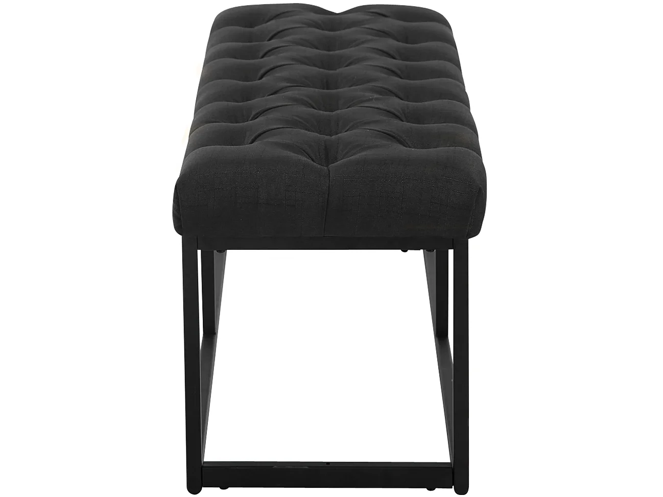 Banquette - Tissu - Noir - Amun