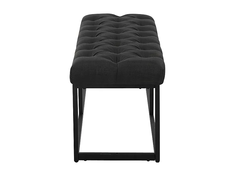 Banquette - Tissu - Noir - Amun