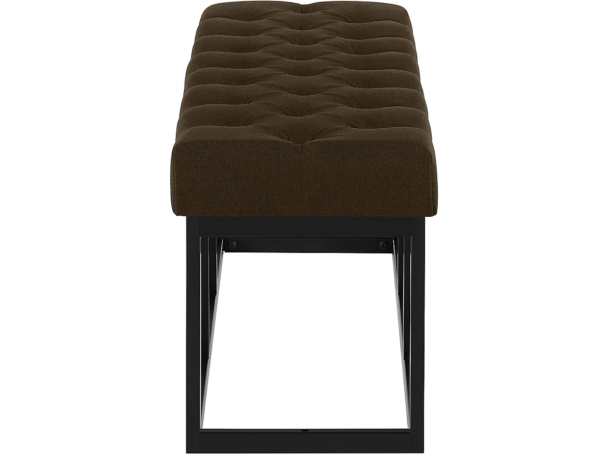 Banquette - Tissu - Marron - Amun