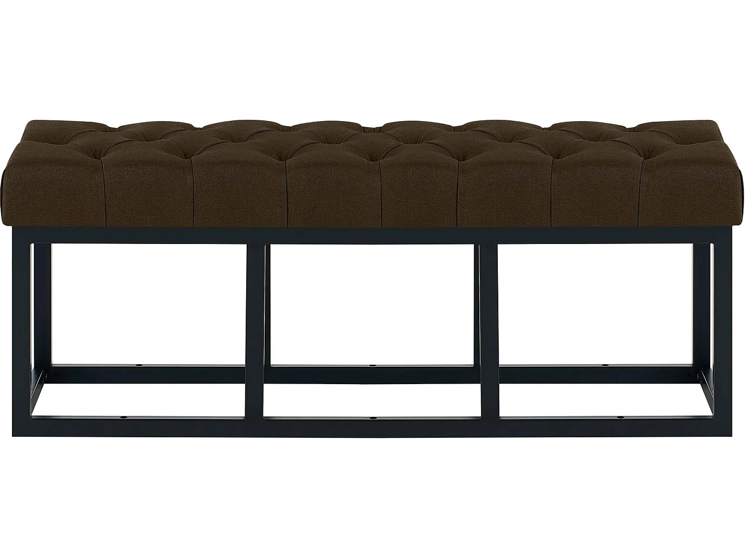 Banquette - Tissu - Marron - Amun