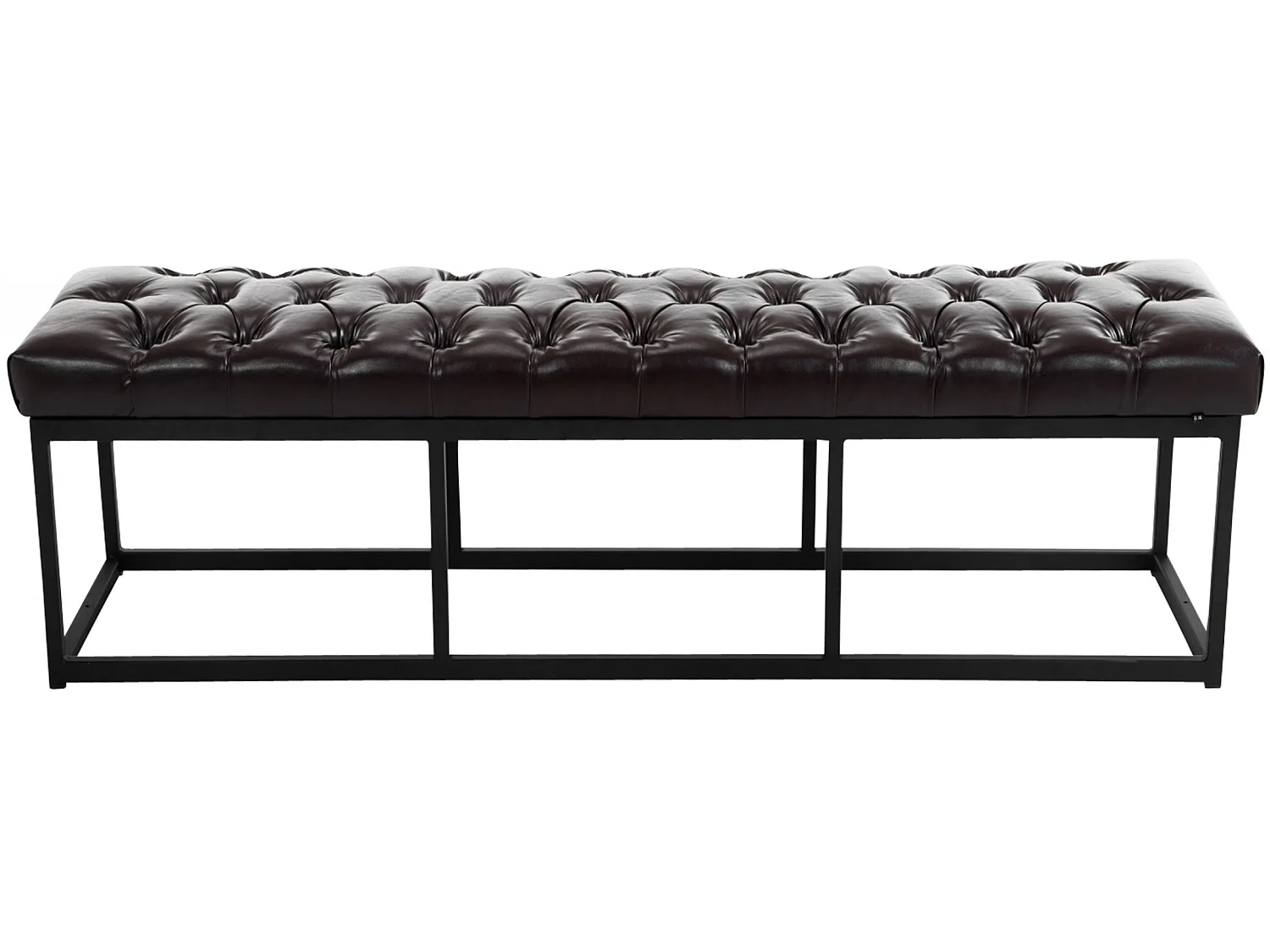 Banquette - Similicuir - Marron - Amun