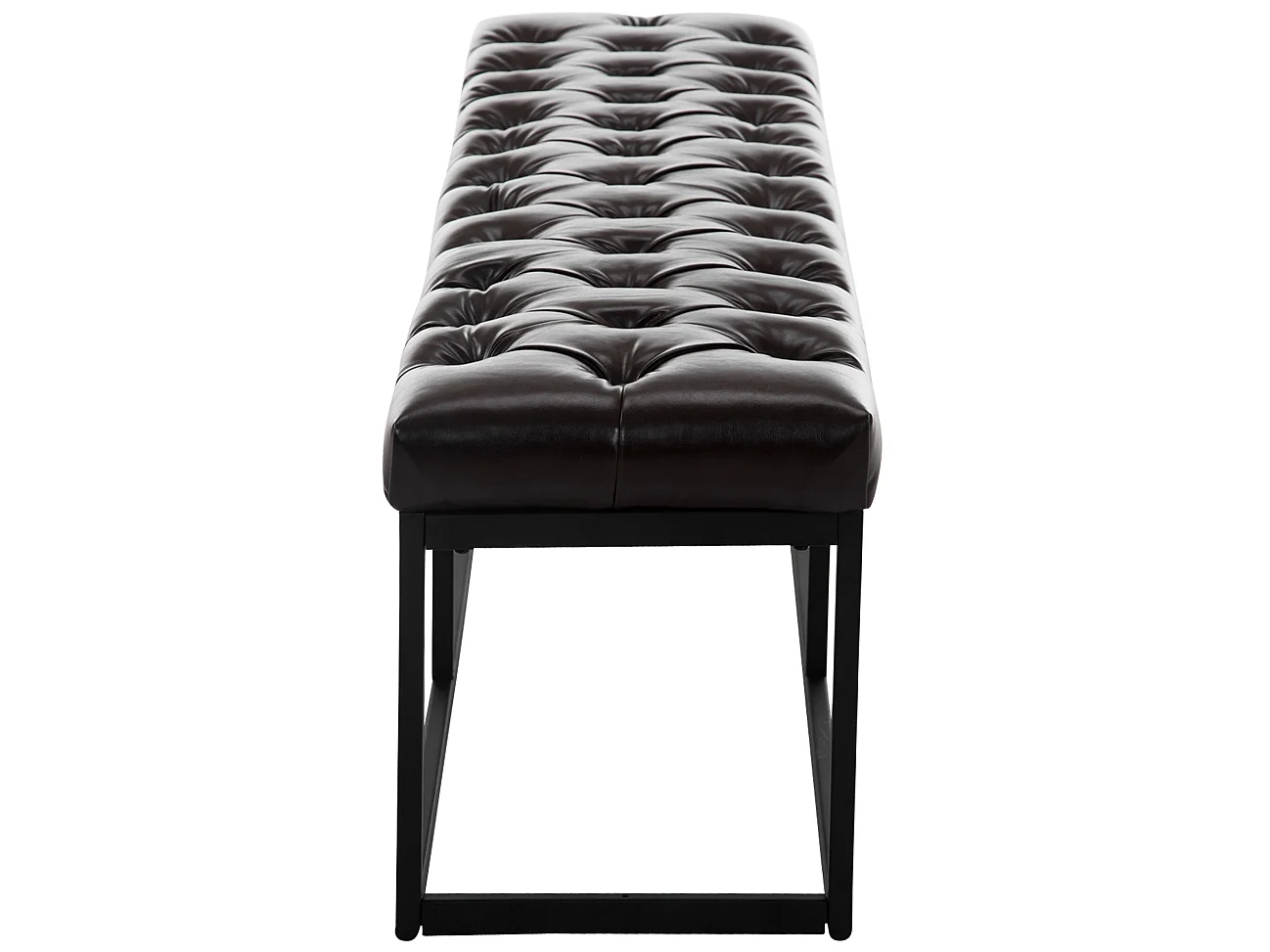 Banquette - Similicuir - Marron - Amun