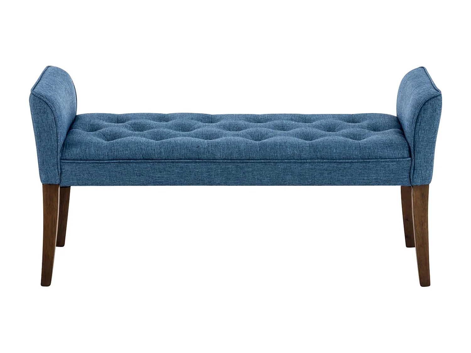 Banquette - Similicuir & Bois - Bleu - Cleopatra