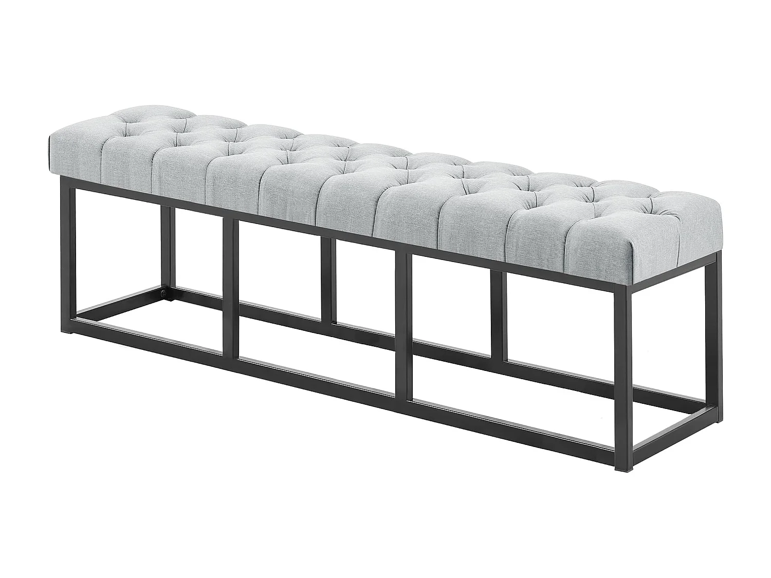 Banquette - Tissu - Gris - Amun