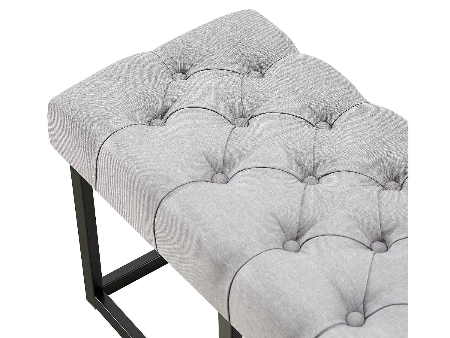 Banquette - Tissu - Gris - Amun