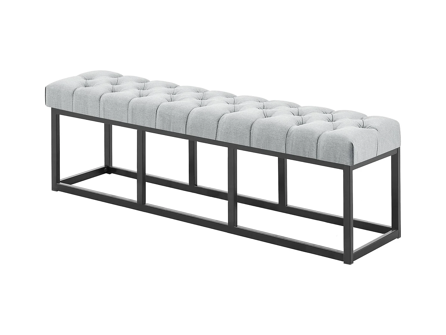 Banquette - Tissu - Gris - Amun