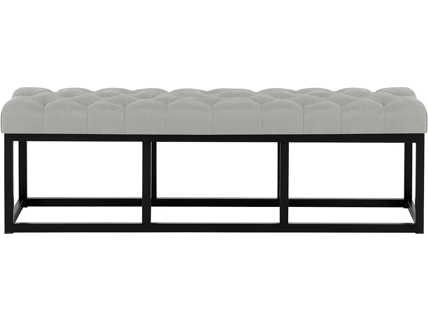 Banquette - Tissu - Gris - Amun