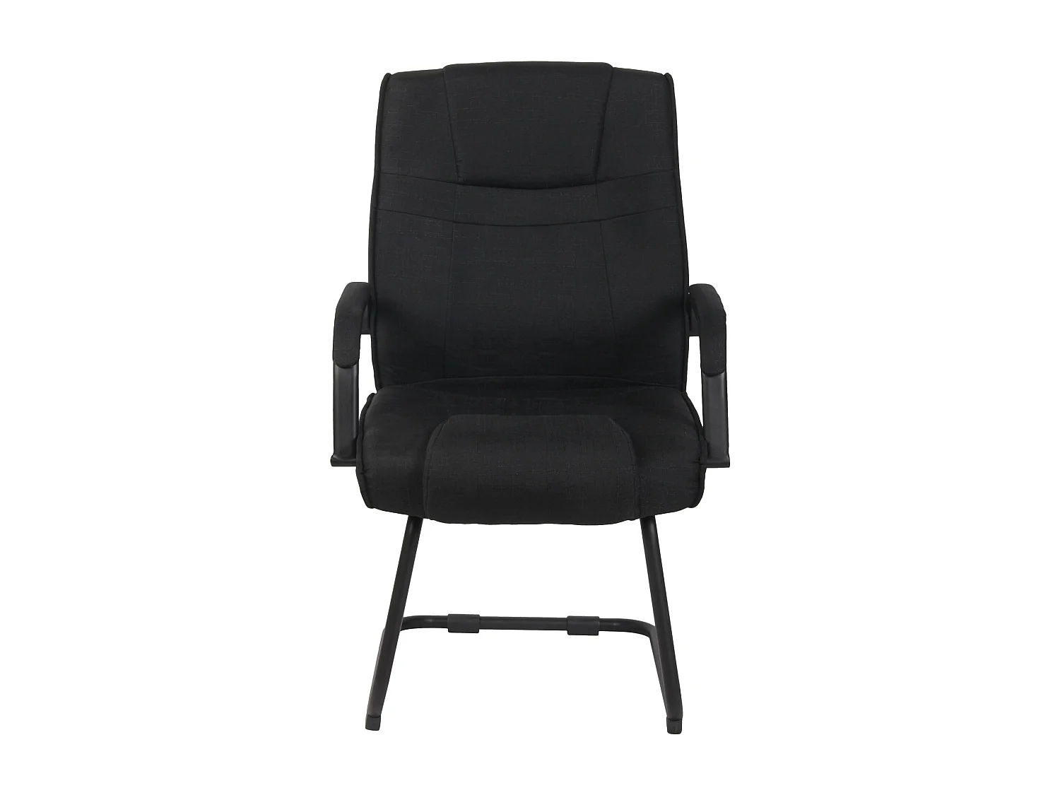 Lot de 2  chaises oscillantes - Tissu - Noir / Noir - Attila