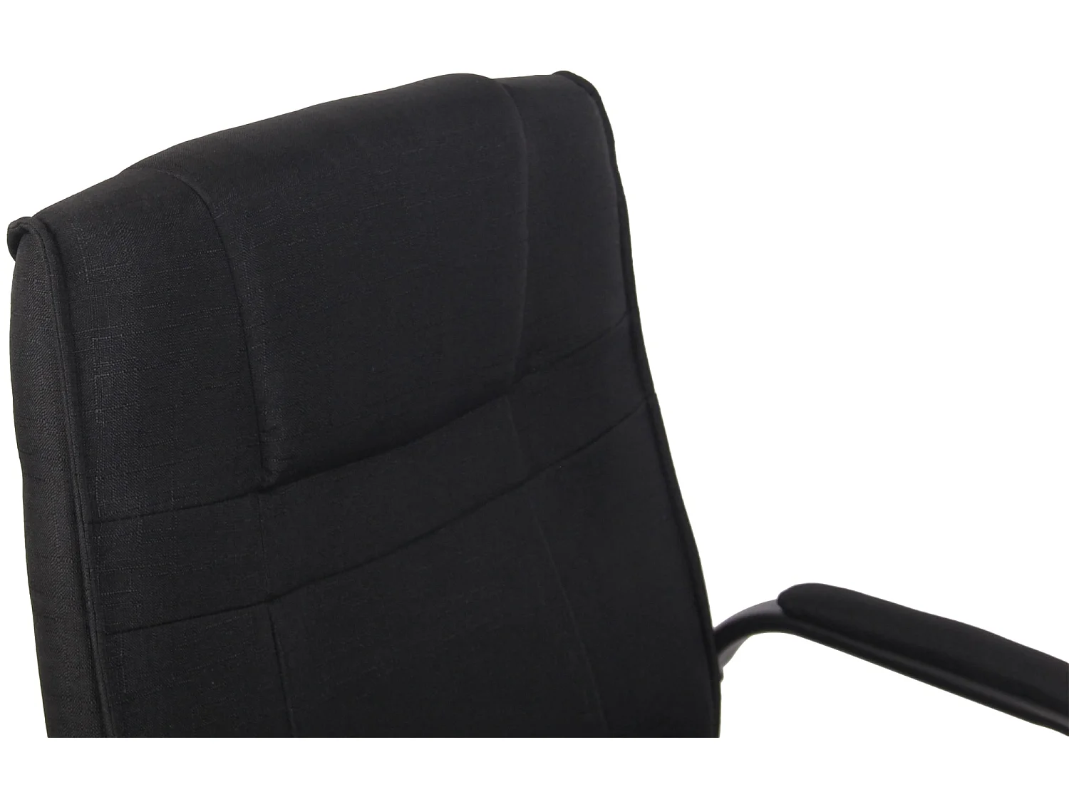 Lot de 2  chaises oscillantes - Tissu - Noir / Noir - Attila