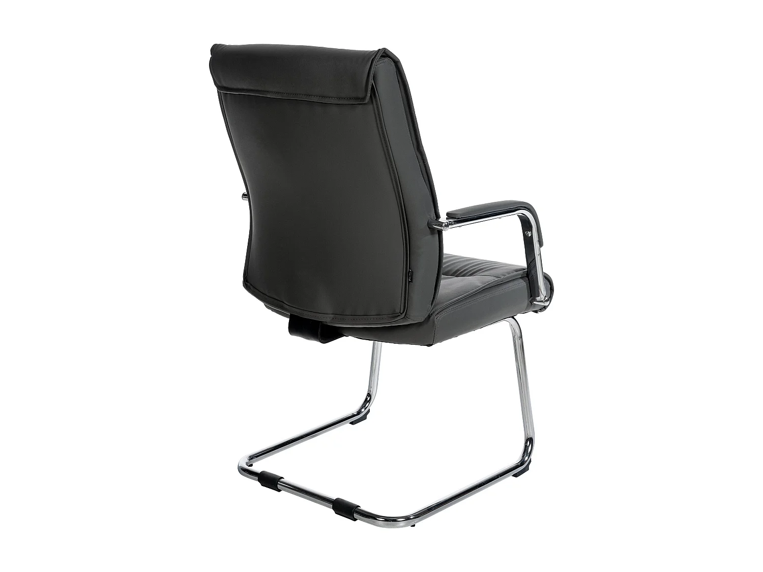 chaises oscillantes - Similicuir & Acier inoxydable - Gris - Sievert