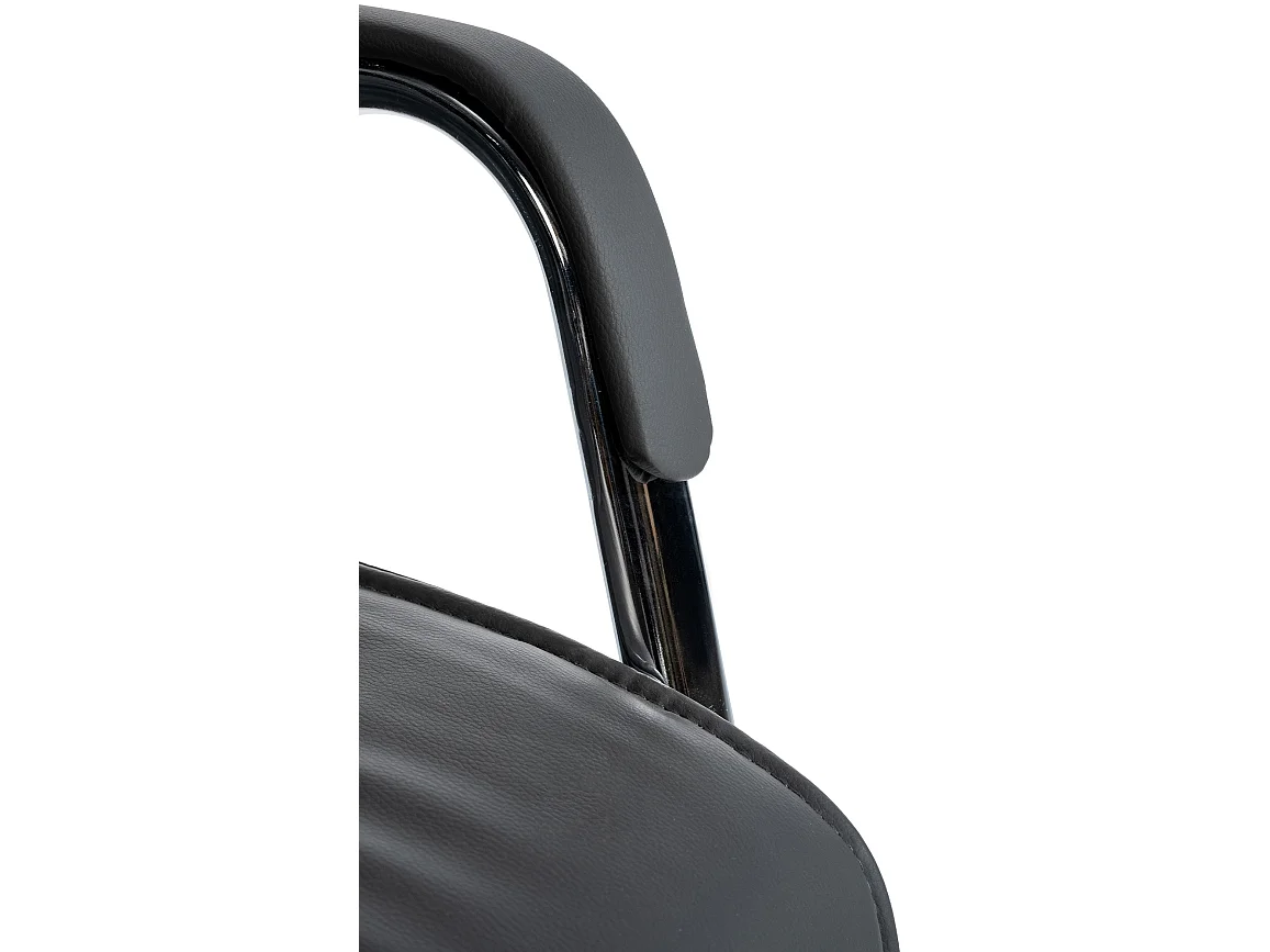 chaises oscillantes - Similicuir & Acier inoxydable - Gris - Sievert