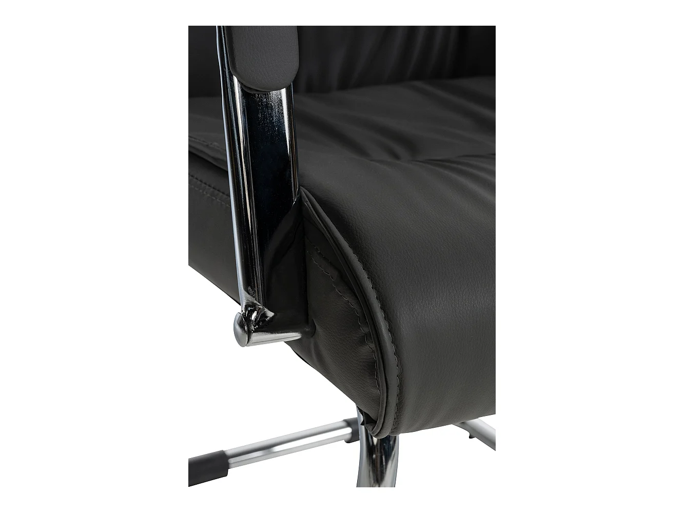 chaises oscillantes - Similicuir & Acier inoxydable - Gris - Sievert