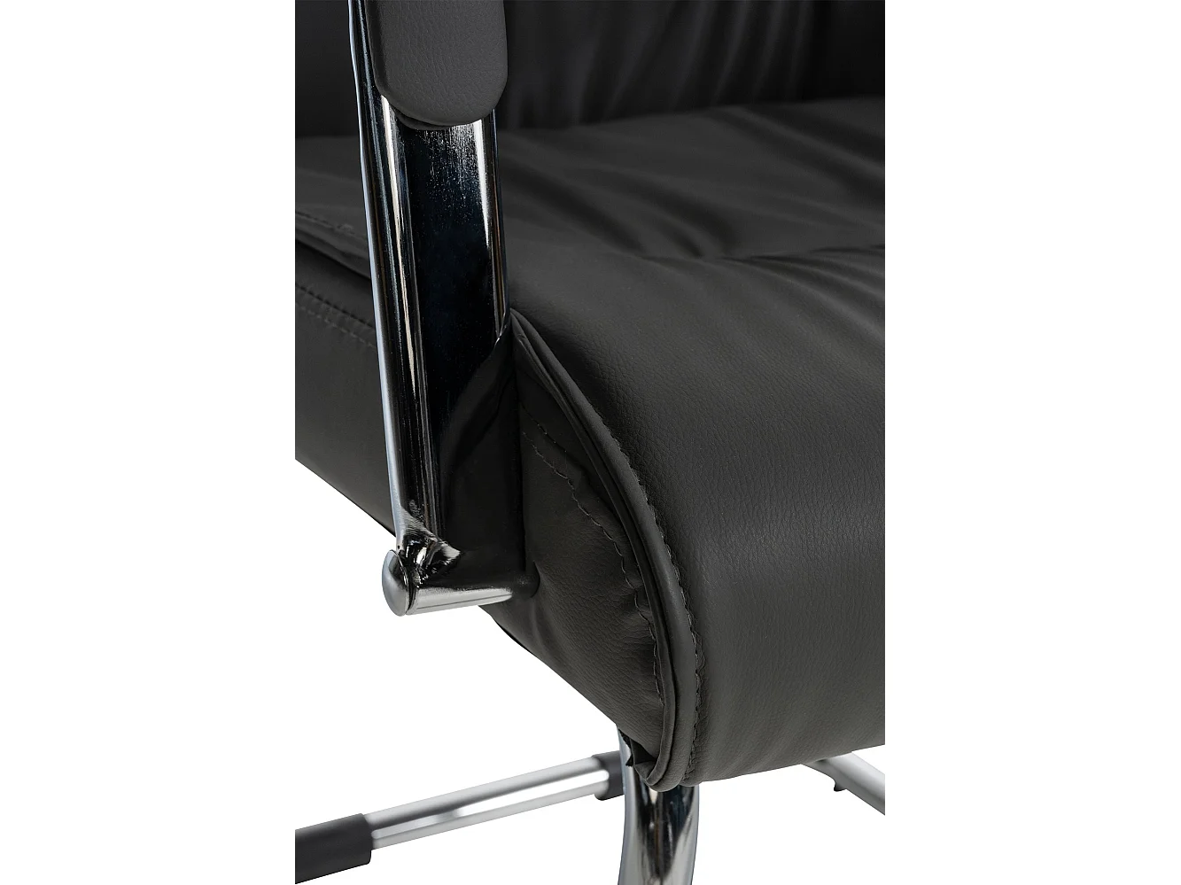 chaises oscillantes - Similicuir & Acier inoxydable - Gris - Sievert