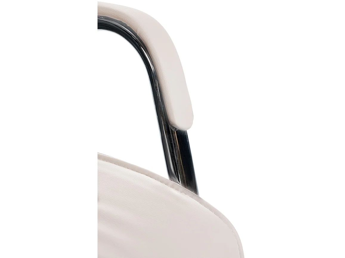 Lot de 2  chaises oscillantes - Similicuir - Crème - Sievert