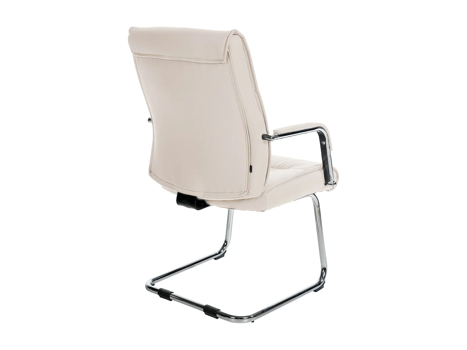 Lot de 2  chaises oscillantes - Similicuir - Crème - Sievert